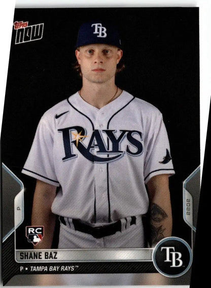 2022 Topps Now Road to Opening Day Tampa Bay Rays Shane Baz baseball card