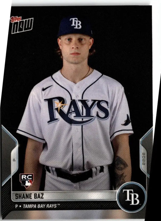 2022 Topps Now Road to Opening Day Tampa Bay Rays Shane Baz baseball card