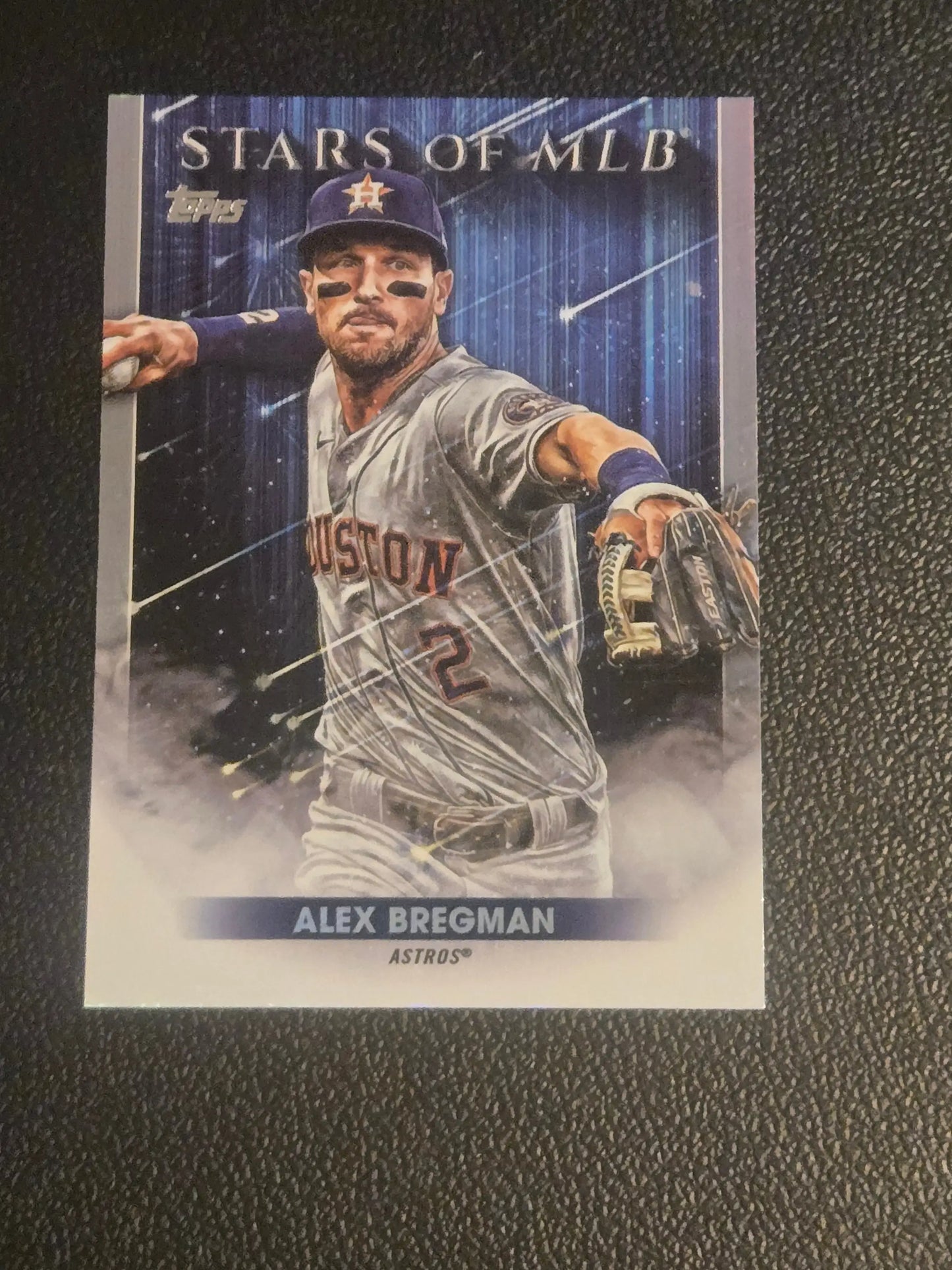 Alex Bregman Stars of MLB baseball card from 2022 Topps #SMLB-8 featuring Bregman stars