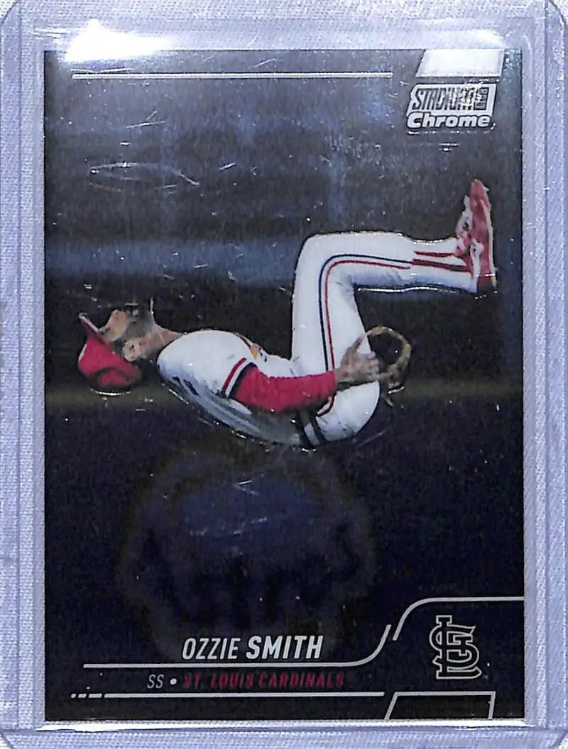 Ozzie Smith baseball card from Topps Stadium Club Chrome 2022 Series