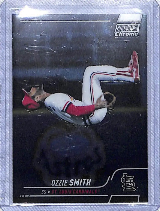 Ozzie Smith baseball card from Topps Stadium Club Chrome 2022 Series
