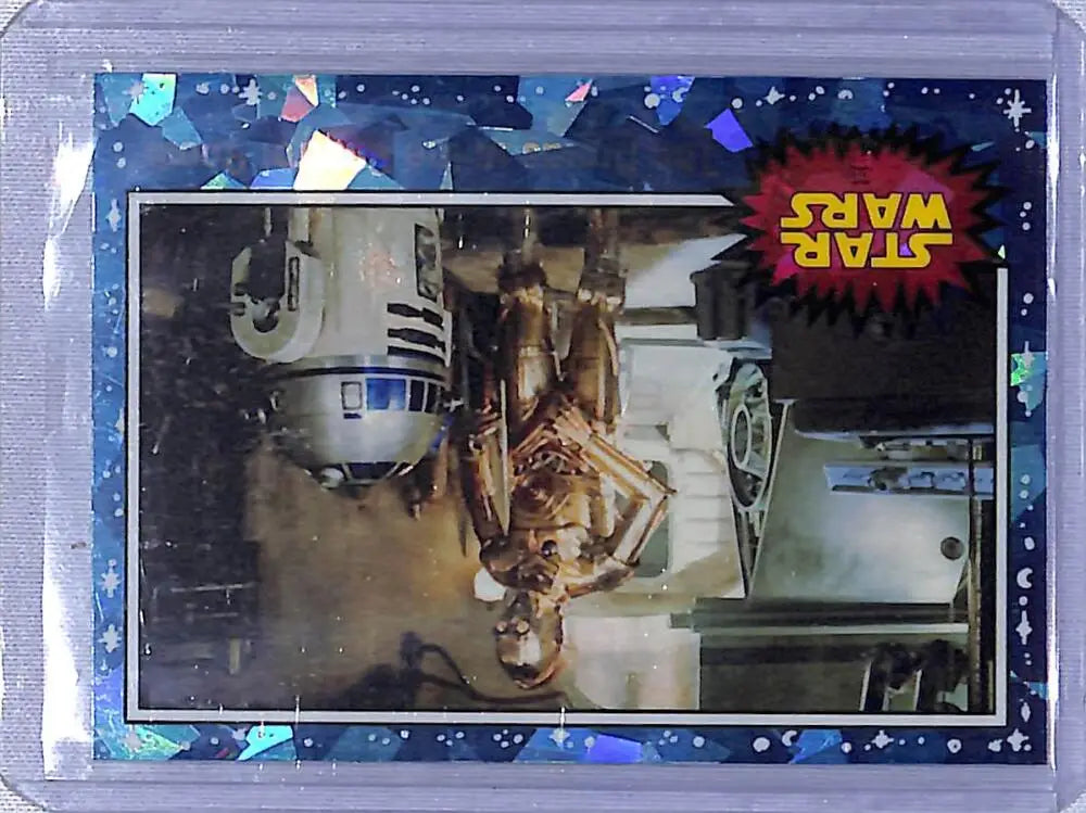 Star Wars trading card 2022 Topps Star Wars Sapphire control room themed collectible