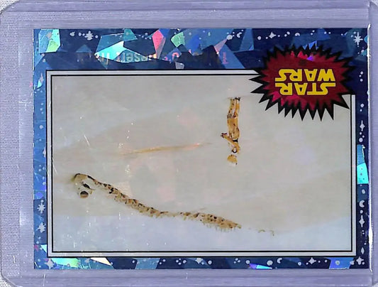 Star Wars trading card from 2022 Topps Star Wars Sapphire series featuring Threepio
