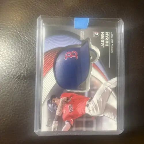 Jarren Duran 2022 Topps Update Commemorative Batting Helmet Rookie Trading Card