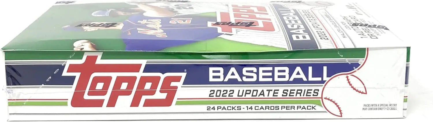 2022 Topps Update Series Baseball Hobby Box with gold, red, and platinum parallels