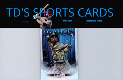 CJ Abrams baseball card from 2022 Topps Update Stars of MLB series