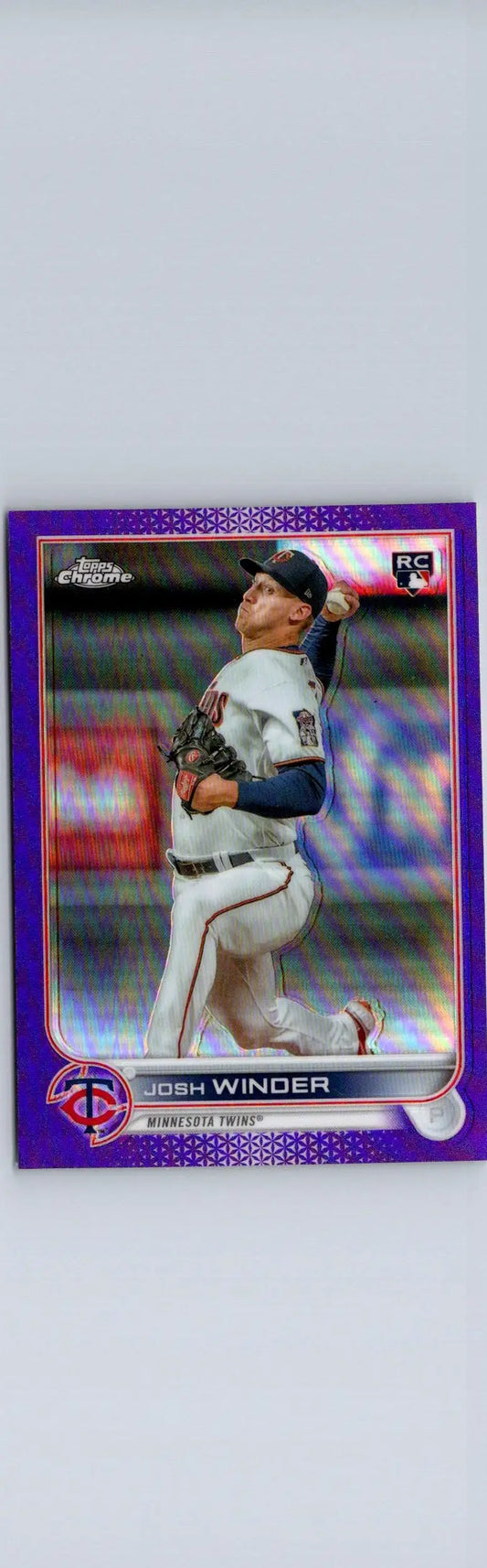 Josh Winder baseball card 2022 Topps Update US6 Josh Winder Purple collectible