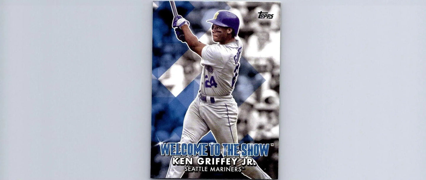 Ken Griffey Jr. baseball card from 2022 Topps Welcome to the Show trading cards collection