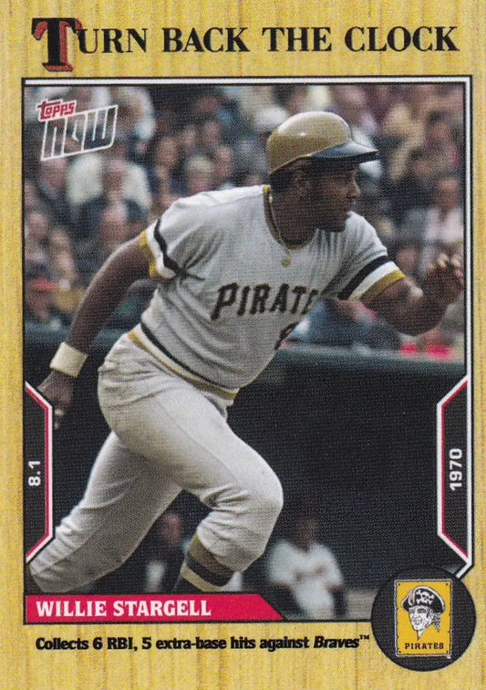 2022 TURN BACK THE CLOCK #124 WILLIE STARGELL- PITTSBURGH PIRATES