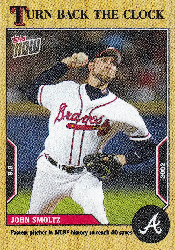 2022 TURN BACK THE CLOCK #131 JOHN SMOLTZ- ATLANTA BRAVES