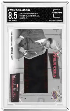 Graded Upper Deck Wandavision Fred Melamed trading card 8.5 from 2022 Arena Club