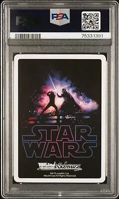 Graded Star Wars trading card from 2022 Weiss Schwarz Escp Japanese SW S49 PSA 10