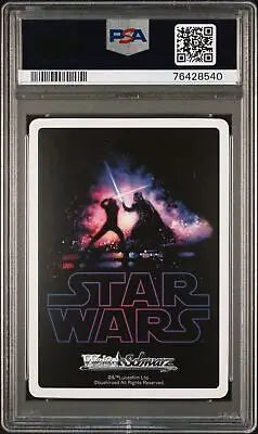 Graded Star Wars trading card 2022 Weiss Schwarz Frndsp BB-8 #103 PSA 10