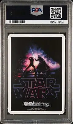 Graded Star Wars trading card from 2022 Weiss Schwarz Japanese PSA 10 collection