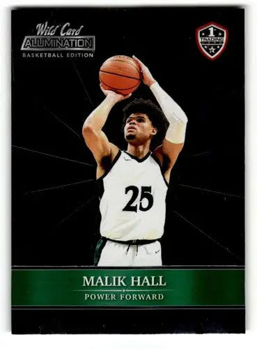 2022 Wild Card Alumination #ABC-57 Malik Hall Basketball Cards NM-M ID:62449 - Trading Cards