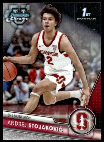 2023-24 Bowman University Chrome #73 Andrej Stojakovic NM-MT ID:67398 - Trading Cards