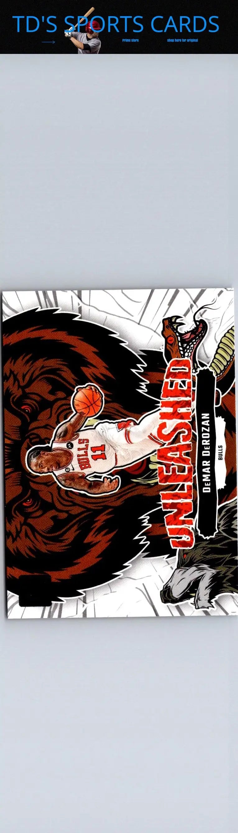 2023-24 Donruss #14 DeMar DeRozan Unleashed basketball card showcasing DeRozan’s skills