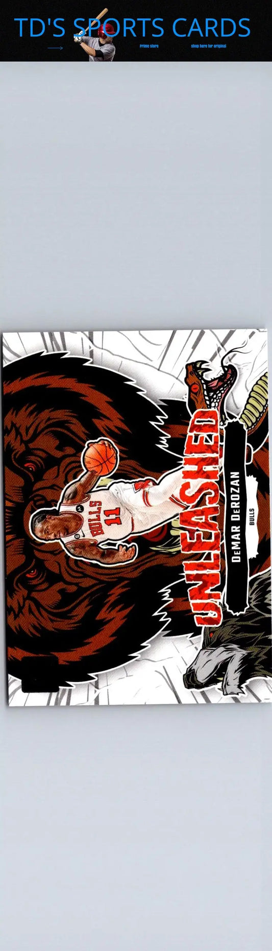 2023-24 Donruss #14 DeMar DeRozan Unleashed basketball card showcasing DeRozan’s skills