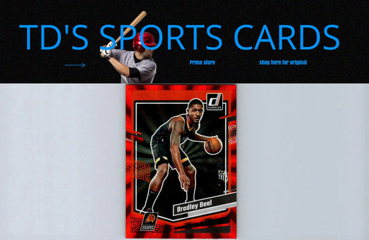 Bradley Beal Choice Red basketball card from 2023-24 Donruss #19 limited to 99 copies
