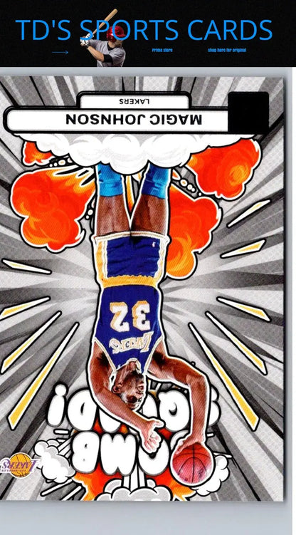 Magic Johnson basketball card from 2023-24 Donruss #20 Magic Johnson Bomb Squad