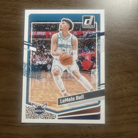 LaMelo Ball 2023-24 Donruss Basketball trading card from Panini Donruss collection