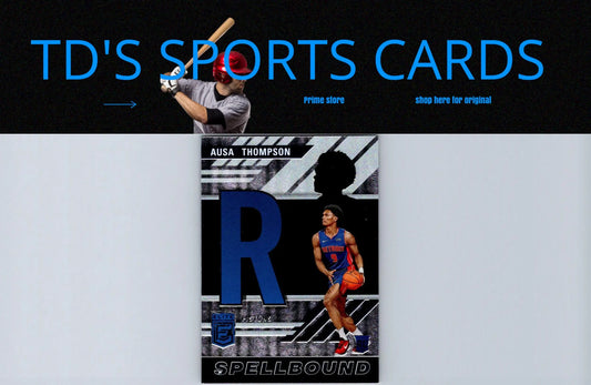 Ausar Thompson basketball card from 2023-24 Donruss Elite Spellbound collection