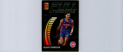 Ausar Thompson basketball card from 2023-24 Donruss Elite trading cards collection