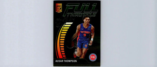 Ausar Thompson basketball card from 2023-24 Donruss Elite trading cards collection