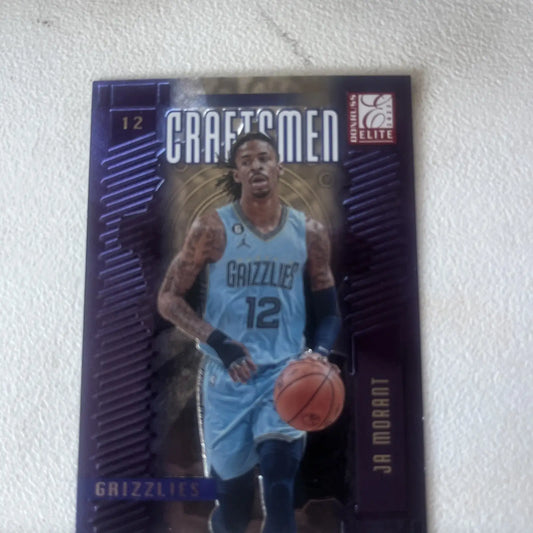 2023-24 Donruss Elite Craftsmen Ja Morant #5 Memphis Grizzlies basketball card