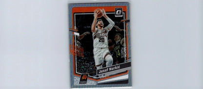 Basketball trading card of Jusuf Nurkic in Phoenix Suns jersey, 2023-24 Donruss Optic Holo