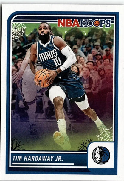 Tim Hardaway Jr NBA Hoops Haunted Hoops trading card from 2023-24 Hoops Haunted Hoops series