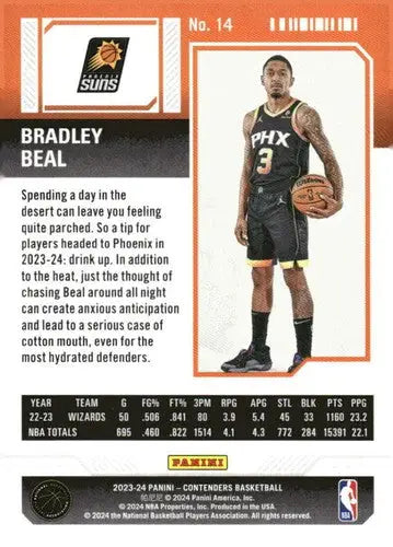 2023-24 Panini Contenders Season Ticket Retail #14 Bradley Beal NM-MT S ID:74193 - Trading Cards