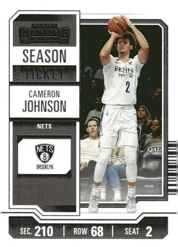 2023-24 Panini Contenders Season Ticket Retail #19 Cameron Johnson NM-M ID:74196 - Trading Cards
