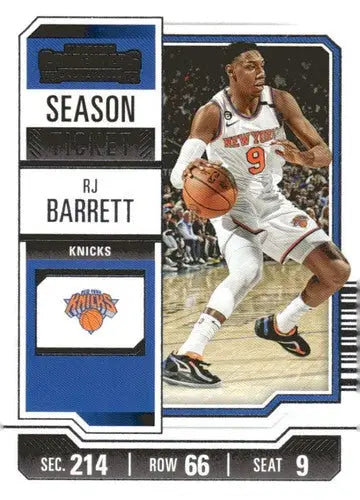 2023-24 Panini Contenders Season Ticket Retail #2 RJ Barrett NM-MT Knic ID:74183 - Trading Cards