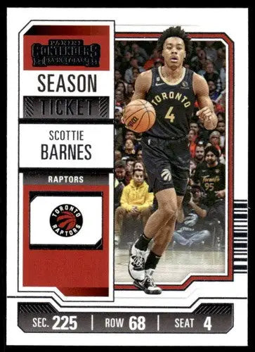 2023-24 Panini Contenders Season Ticket Retail #37 Scottie Barnes NM-MT ID:74209 - Trading Cards