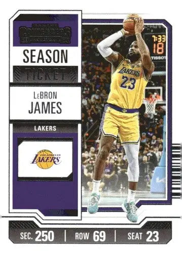 2023-24 Panini Contenders Season Ticket Retail #46 LeBron James NM-MT L ID:74214 - Trading Card