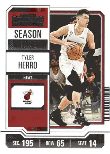 2023-24 Panini Contenders Season Ticket Retail #60 Tyler Herro NM-MT He ID:74222 - Trading Cards