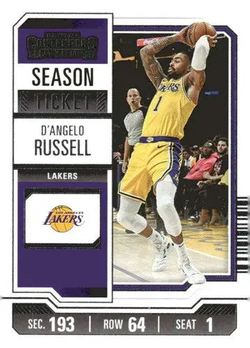 2023-24 Panini Contenders Season Ticket Retail #63 D’Angelo Russell NM- ID:74225 - Trading Cards