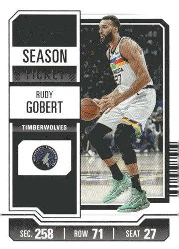 2023-24 Panini Contenders Season Ticket Retail #64 Rudy Gobert NM-MT Ti ID:74226 - Trading Cards