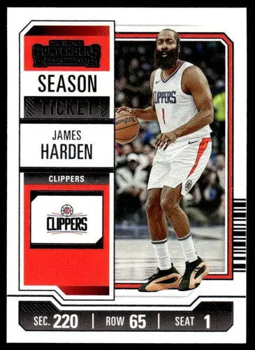 2023-24 Panini Contenders Season Ticket Retail #82 James Harden NM-MT C ID:74239 - Trading Cards