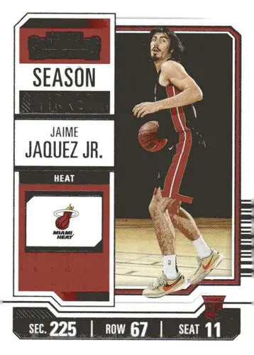 2023-24 Panini Contenders Season Ticket Retail #84 Jaime Jaquez Jr. NM- ID:74240 - Trading Cards