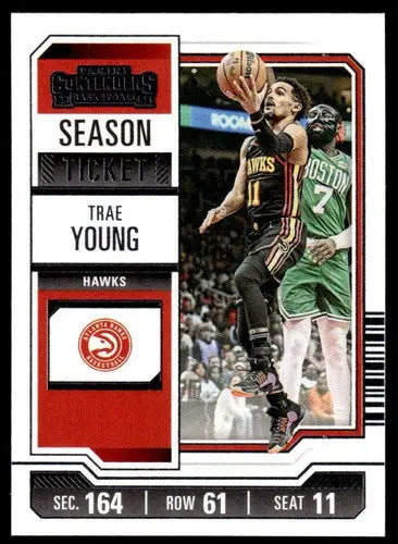 2023-24 Panini Contenders Season Ticket Retail #92 Trae Young NM-MT Haw ID:74244 - Trading Cards
