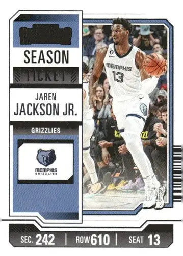 2023-24 Panini Contenders Season Ticket Retail #93 Jaren Jackson Jr. NM ID:74245 - Trading Card