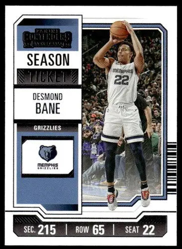 2023-24 Panini Contenders Season Ticket Retail #96 Desmond Bane NM-MT G ID:74247 - Trading Cards
