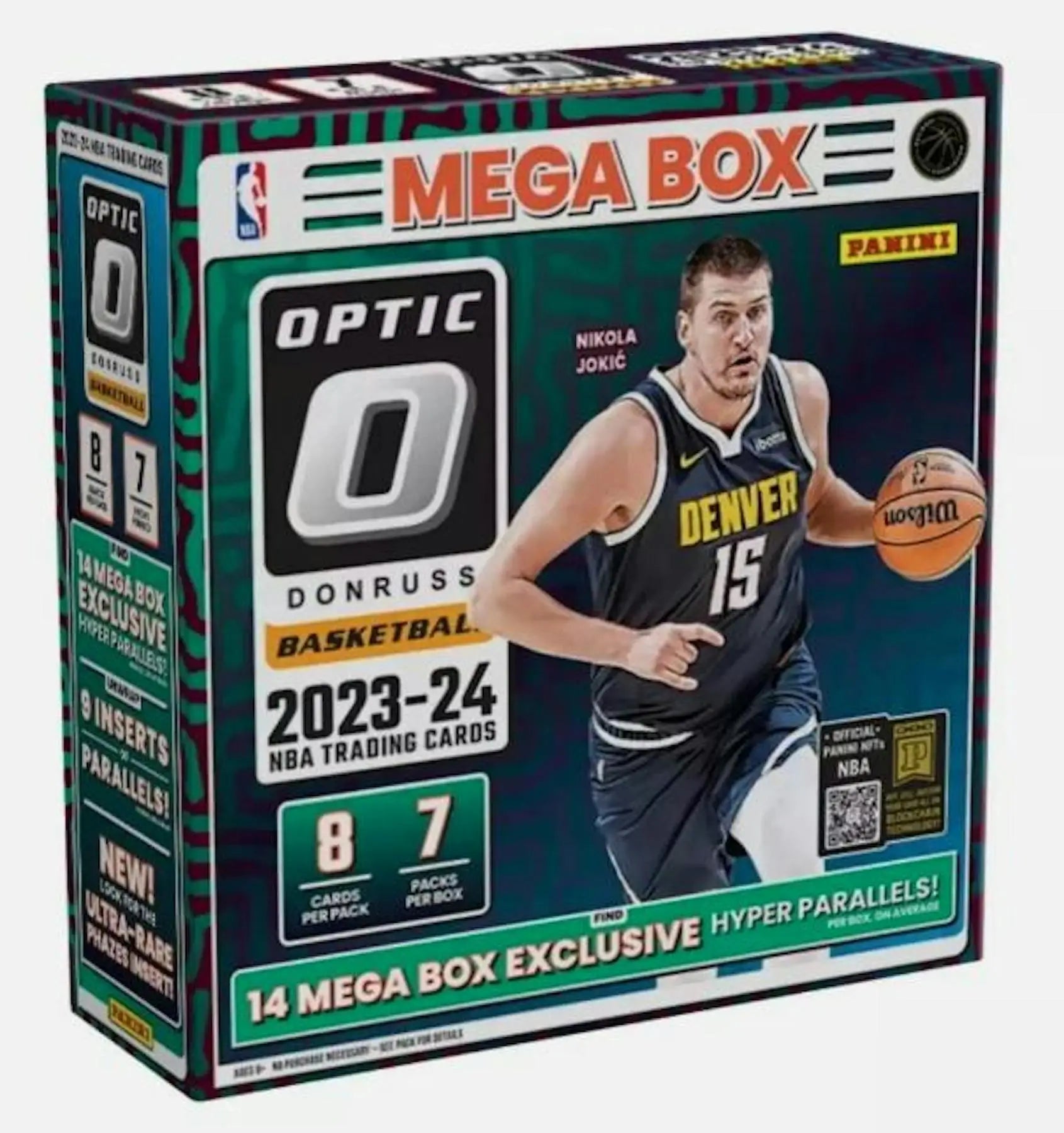 2023-24 Panini Donruss Optic Basketball Mega Box with Mega box-exclusive Hyper Pink Prizms and rated rookies