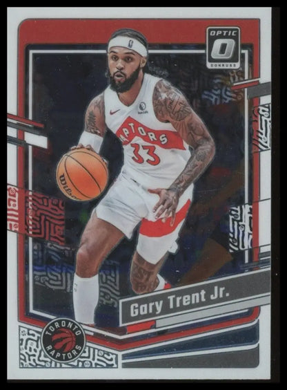 2023-24 Panini Donruss Optic Gary Trent Jr #49 Toronto Raptors Basketball Card - Basketball Card