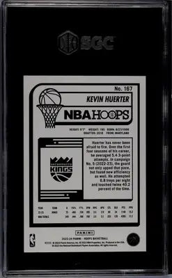 Graded Panini Hoops Kevin Huerter NBA basketball card SGC 9.5 Artist Proof 11/25
