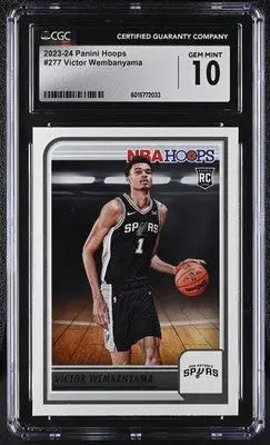 Graded Hoops Victor Wembanyama basketball card 2023-24 Panini CGC 10