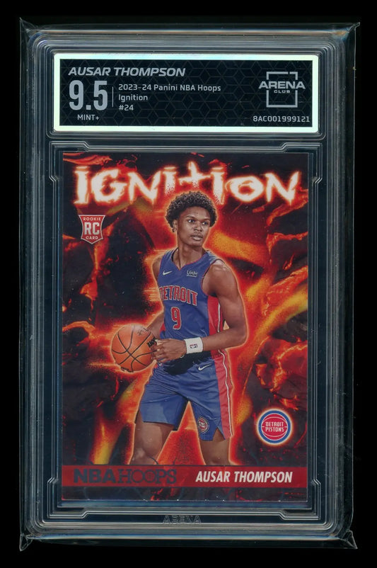 2023-24 Panini NBA Hoops Ignition Ausar Thompson #24 RC Arena Club 9.5 - Trading Card