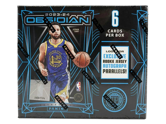 2023-24 Panini Obsidian Basketball International Hobby Box with rookie jersey autographs